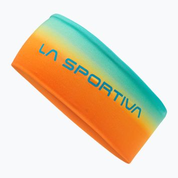 Opaska na głowę La Sportiva Fade Headband tropic blue/cherry tomato