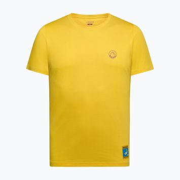 Koszulka męska La Sportiva Climbing on the Moon giallo/viola