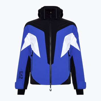 Kurtka narciarska męska EA7 Emporio Armani Ski Cortina Colorblock Toray new royal blue