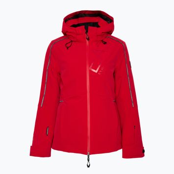 Kurtka narciarska damska EA7 Emporio Armani Ski Cortina Logo Toray salsa