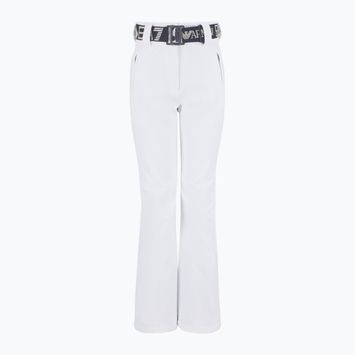 Spodnie narciarskie damskie EA7 Emporio Armani Ski Kitzbuhel High Waisted Softshell white