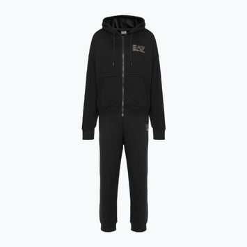 Dres damski EA7 Emporio Armani Train Visibility Tracksuit HO CH FZ black/gold