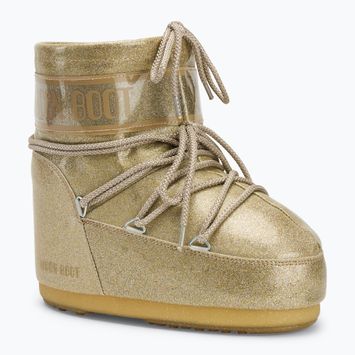 Śniegowce damskie Moon Boot Icon Low Glitter gold