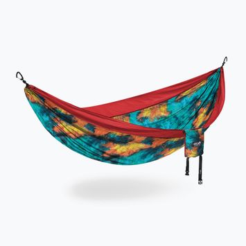 Hamak turystyczny ENO DoubleNest Print tie dye/red
