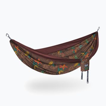 Hamak turystyczny ENO DoubleNest Print tropic/merlot