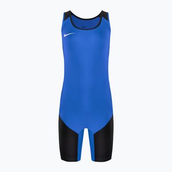 Trykot zapaśniczy męski Nike Weightlifting Singlet royal/black