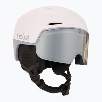 Kask narciarski Bollé X-Fusion white lilac matte/photochromic gun