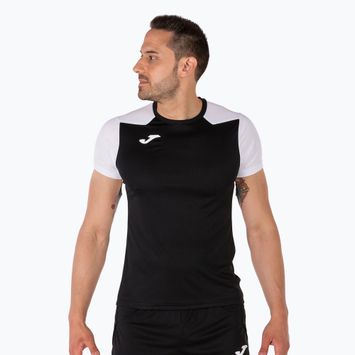 Koszulka do biegania męska Joma Record II black/white