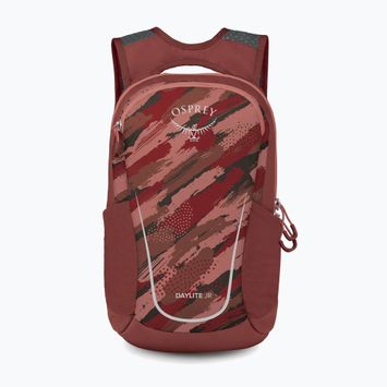 Plecak miejski dziecięcy Osprey Daylite Jr 9 l brush strokes print/red canyon