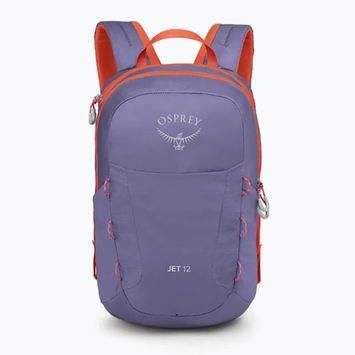 Plecak turystyczny dziecięcy Osprey Jet 12 l euphoria purple/mars orange
