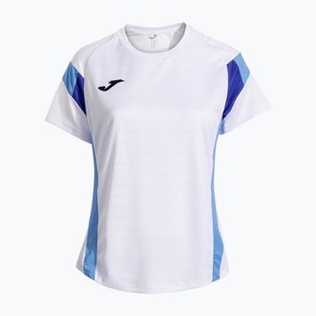 Koszulka tenisowa damska Joma Montreal white/sky blue