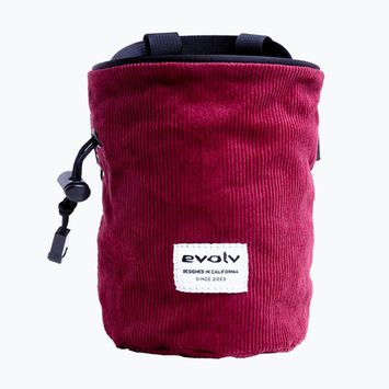 Woreczek na magnezję Evolv Corduroy Chalk ruby