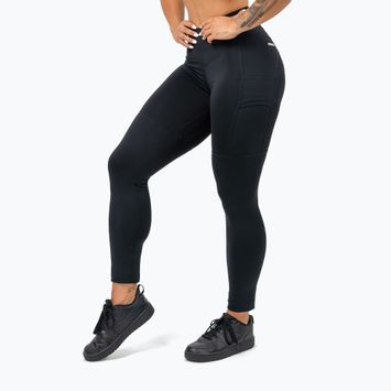 Legginsy treningowe damskie NEBBIA Leg Day Goals black