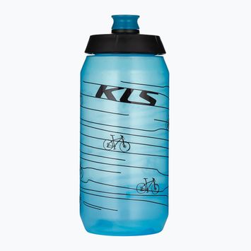 Bidon rowerowy Kellys Kolibri 550 ml transparent blue