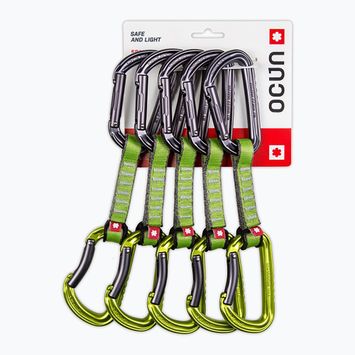 Ekspres wspinaczkowy Ocun Falcon QD PA 10 cm 5 szt. green