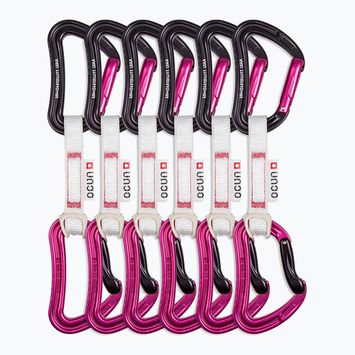 Ekspres wspinaczkowy Ocun Raven QD Bio-Dyn-Ring 10 cm 6 szt. pink
