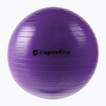 Piłka gimnastyczna InSPORTline fioletowa 3908-4 45 cm