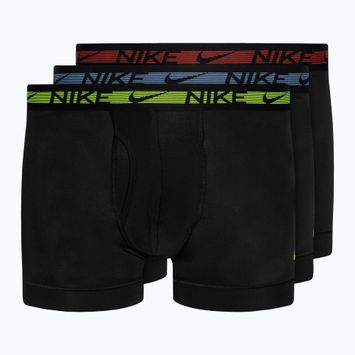 Bokserki męskie Nike Dri-FIT Ultra Stretch Micro Trunk 3 pary black/volt/blue/red