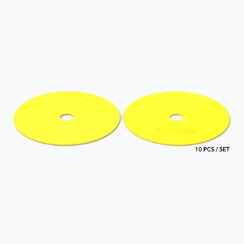 Znaczniki pola Pure2Improve Flat Marker Set yellow