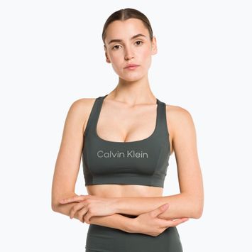Biustonosz fitness Calvin Klein Medium Support urban chic