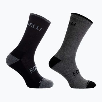 Skarpety Rogelli Wool Wintersocks 2 pary black/grey