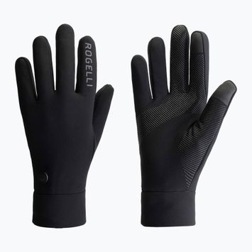 Rękawiczki rowerowe męskie Rogelli Essential Thermal Mid Season black