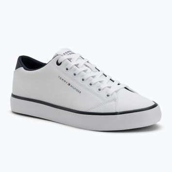 Trampki męskie Tommy Hilfiger Th Hi Vulc Core Low Leather Ess white