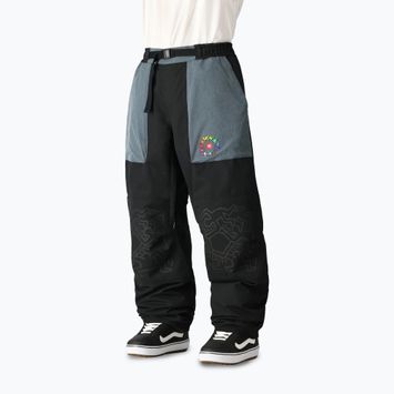 Spodnie snowboardowe męskie 686 Ghost keith haring denim colorblock