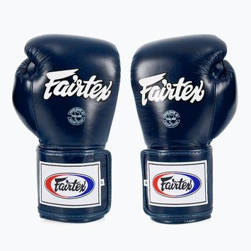 Rękawice bokserskie Fairtex Super Sparring - Locked Thumb blue