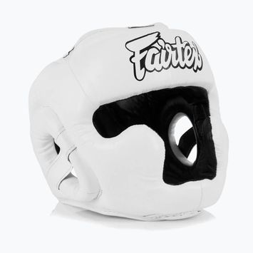 Kask bokserski dziecięcy Fairtex Headguard for Kids white