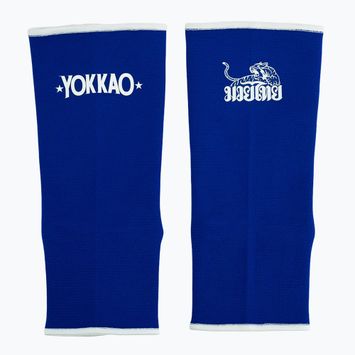 Ochraniacze na kostkę męskie YOKKAO Muay Thai blue