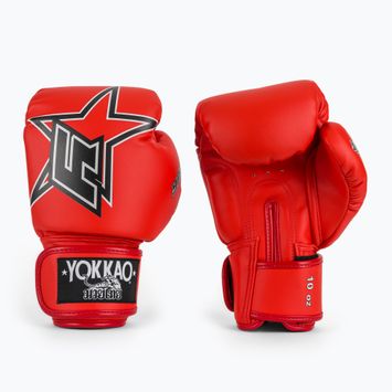 Rękawice bokserskie YOKKAO Institution Boxing red