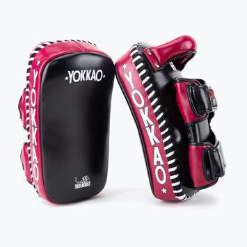 Tarcza treningowa YOKKAO Curved 2 szt. black/cerise