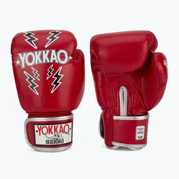 Rękawice bokserskie męskie YOKKAO Stadium red