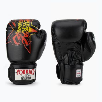 Rękawice bokserskie męskie YOKKAO Fighter KO black