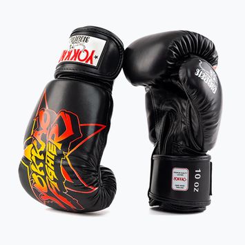 Rękawice bokserskie męskie YOKKAO Fighter KO black
