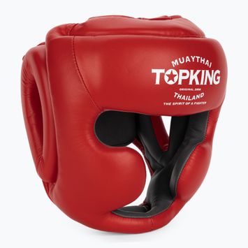 Kask bokserski Top King Full Coverage red