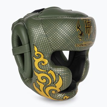 Kask bokserski Top King Kanok khaki