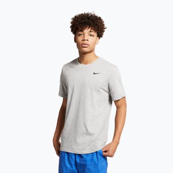 Koszulka męska Nike Dri-Fit dark grey heather/black