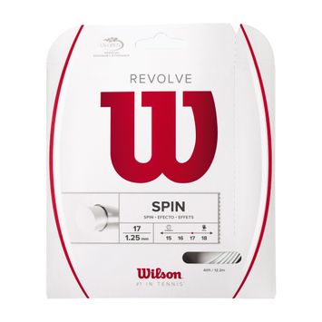 Naciąg tenisowy Wilson Revolve 17 12,2 m white