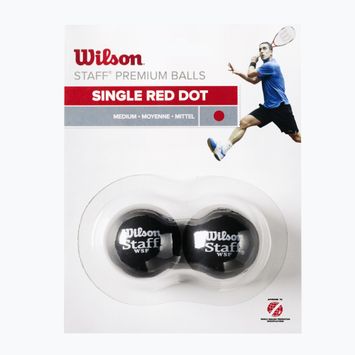 Piłki do squasha Wilson Staff Squash 2 Ball Red Dot 2 szt.