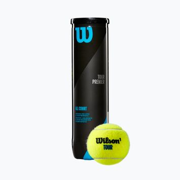 Piłki tenisowe Wilson Tour Premier All Ct 4 szt. yellow