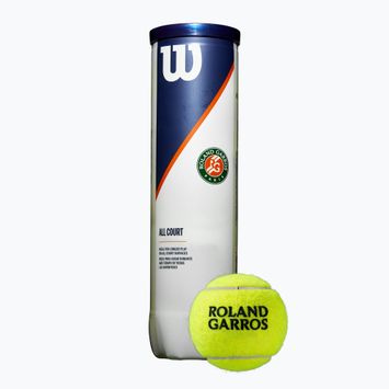 Piłki tenisowe Wilson Roland Garros All Court 4B 4 szt. yellow