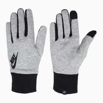 Rękawiczki do biegania męskie Nike Club Fleece 2.0 grey heather/black/black