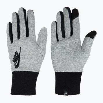 Rękawiczki do biegania damskie Nike Club Fleece grey heather/black/black