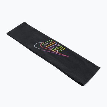 Opaska na głowę Nike Fury Headband Graphic black/picante/action grape/opti yellow