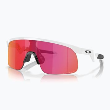 Okulary przeciwsłoneczne dziecięce Oakley Resistor polished white/prizm sapphire