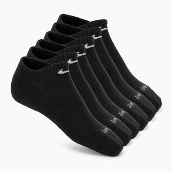 Skarpety męskie Nike Everyday Plus Cushioned No Show 6 par black/white
