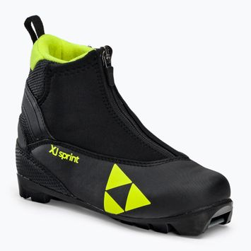 Buty do nart biegowych dziecięce Fischer XJ Sprint JR black/yellow