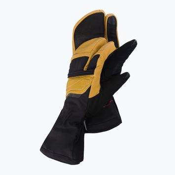 Rękawice narciarskie podgrzewane Lenz Heat Glove 8.0 Finger Cap Lobster black/yellow